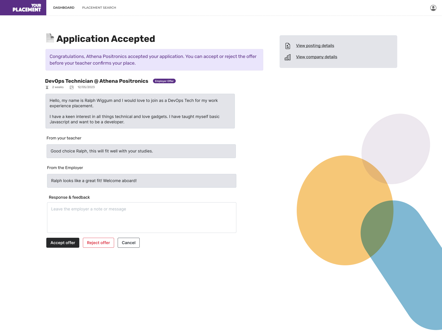 Matching students with work placements – Martin Wright - Lead Product ...